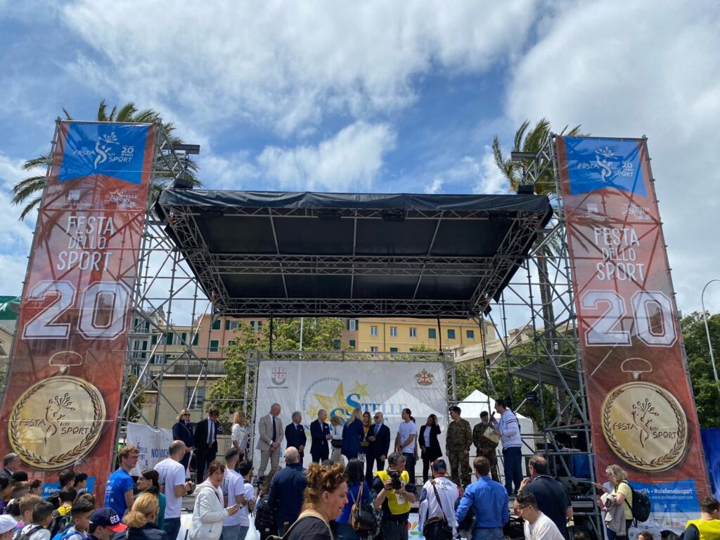 Festa dello Sport palco