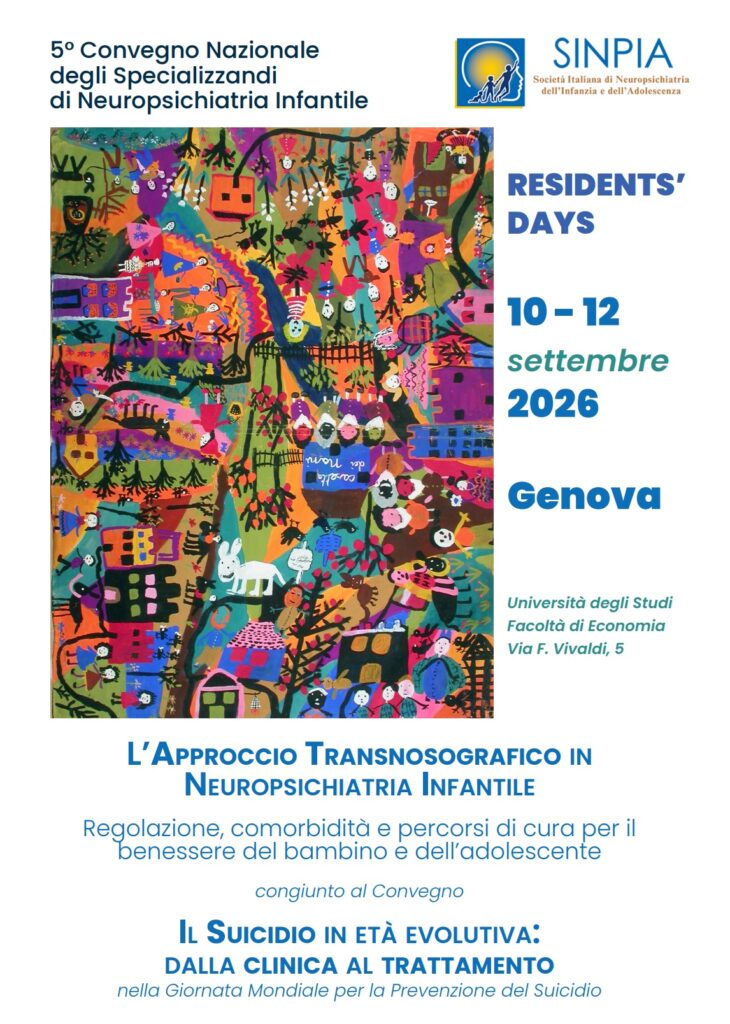 V CONVEGNO NAZIONALE DI NEUROPSICHIATRIA GENOVA